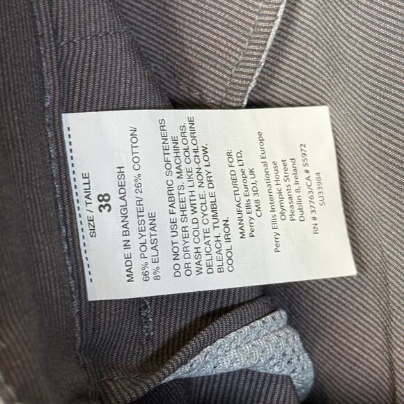 PGA Tour Men's Flat-Front 4-Way Stretch 9" Shorts DK grey Heather, 38 $68 - Picture 8 of 10